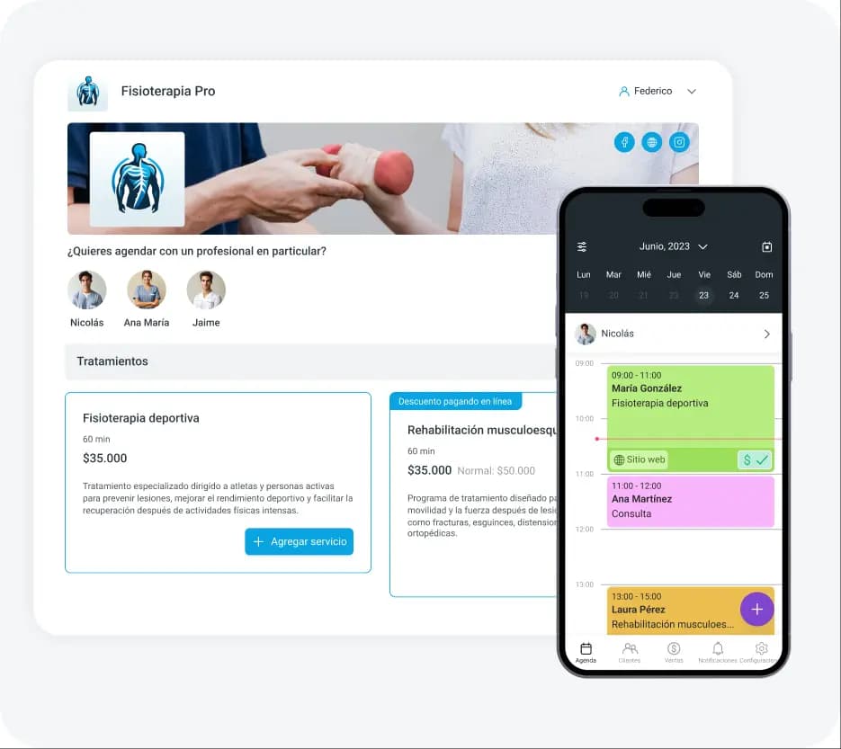 software de fisioterapia