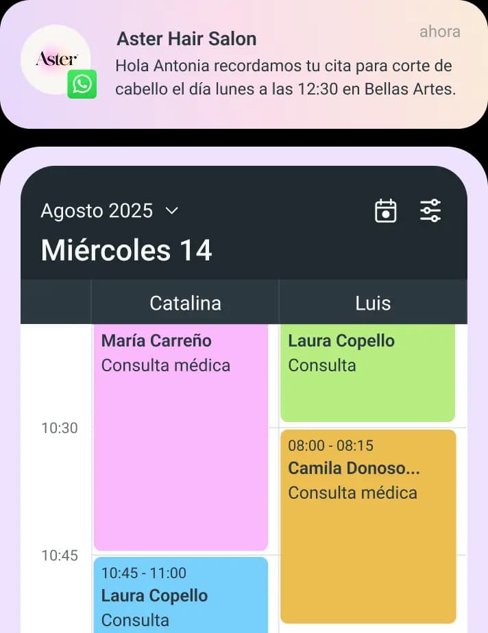 Gestión de citas conAgendaPro